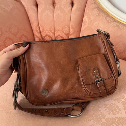 Dior Gaucho shoulder bag leather