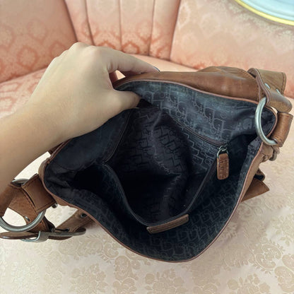 Dior Gaucho shoulder bag leather