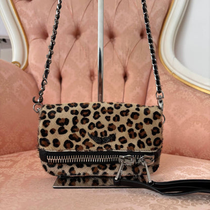 Zadig&Voltaire Rock nano Leo clutch mini bag