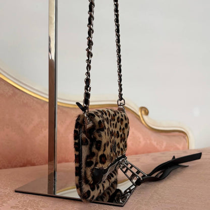 Zadig&Voltaire Rock nano Leo clutch mini bag