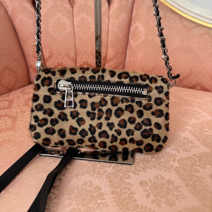 Zadig&Voltaire Rock nano Leo clutch mini bag