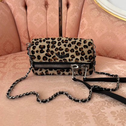 Zadig&Voltaire Rock nano Leo clutch mini bag