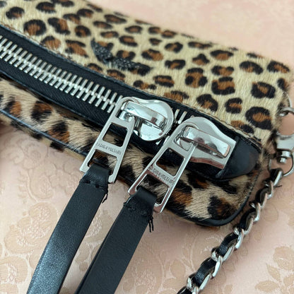 Zadig&Voltaire Rock nano Leo clutch mini bag