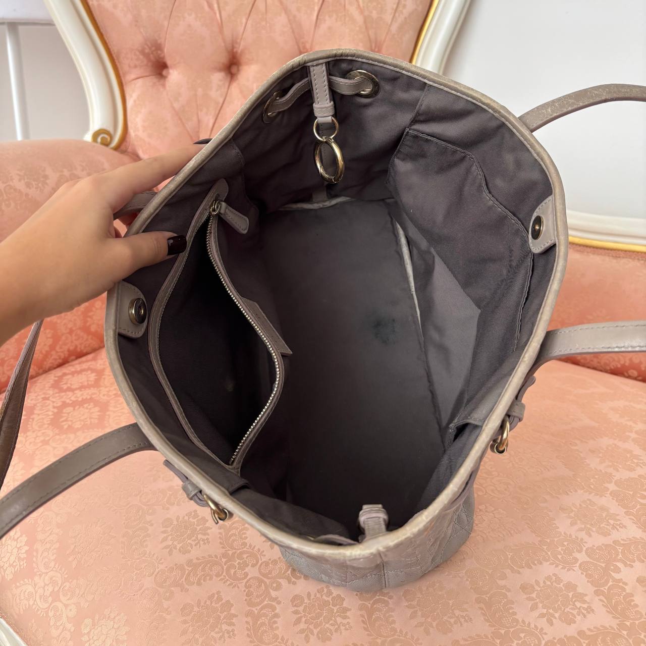 Christian Dior tote bag model Panarea canvas medium tote