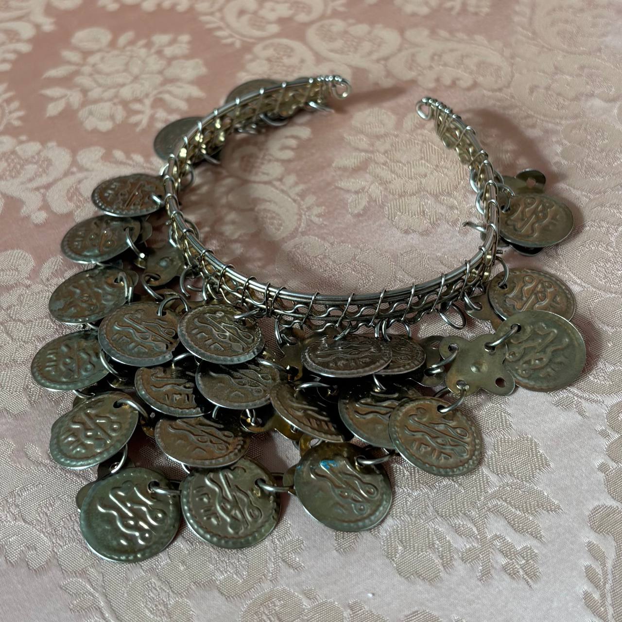 Vintage metallic boho jewellery cuff bracelet