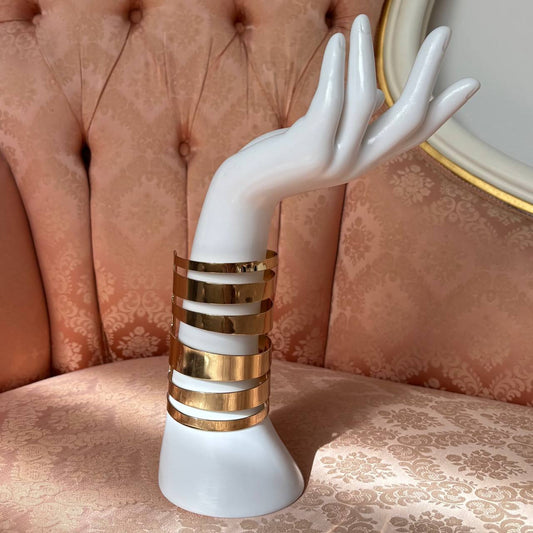 Vintage gold multi cuff bracelet