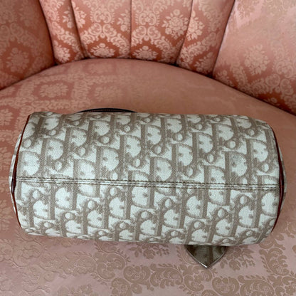 Christian Dior romantic beige and pink monogram bag