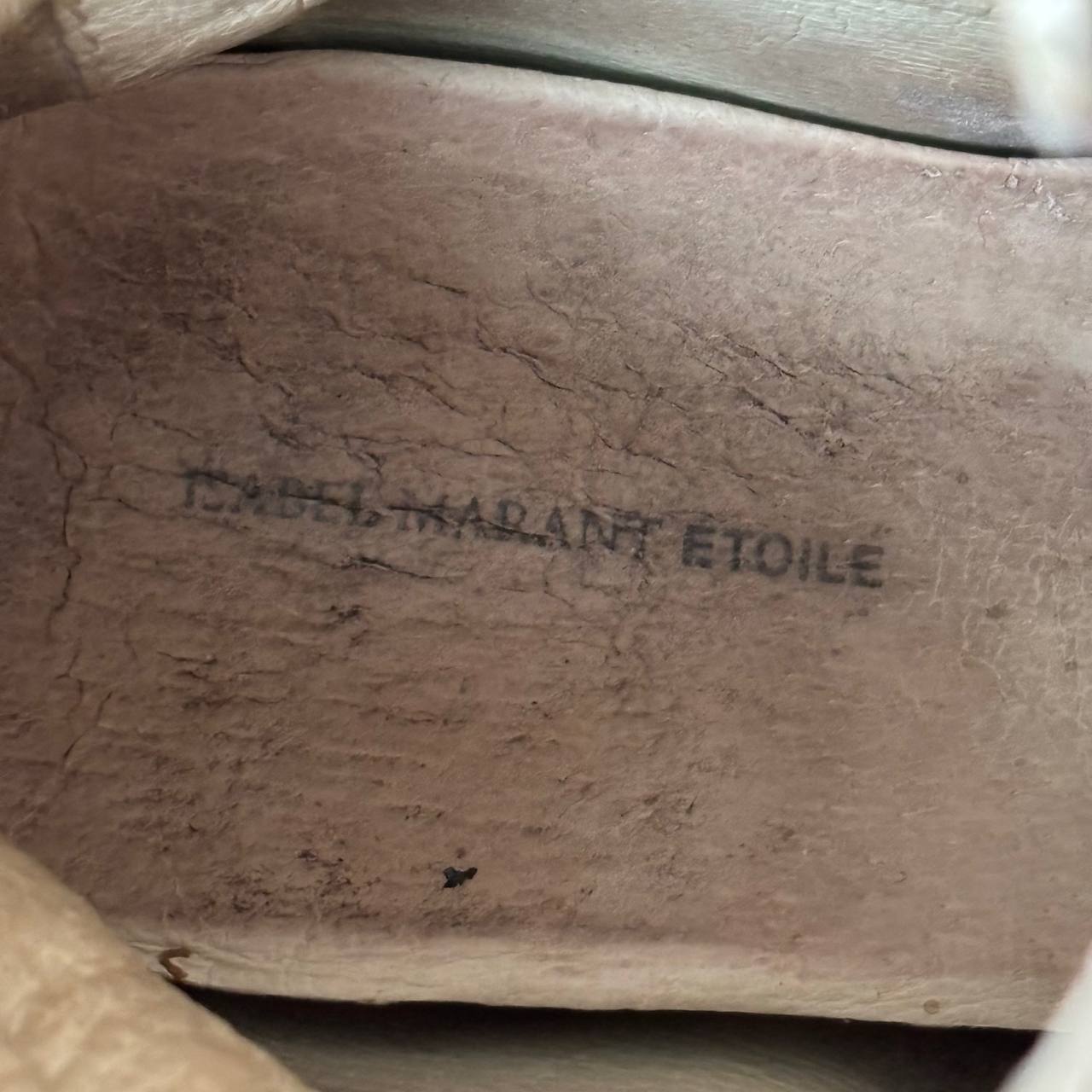 Isabel Marant suede Bekett sneakers golden with python snake