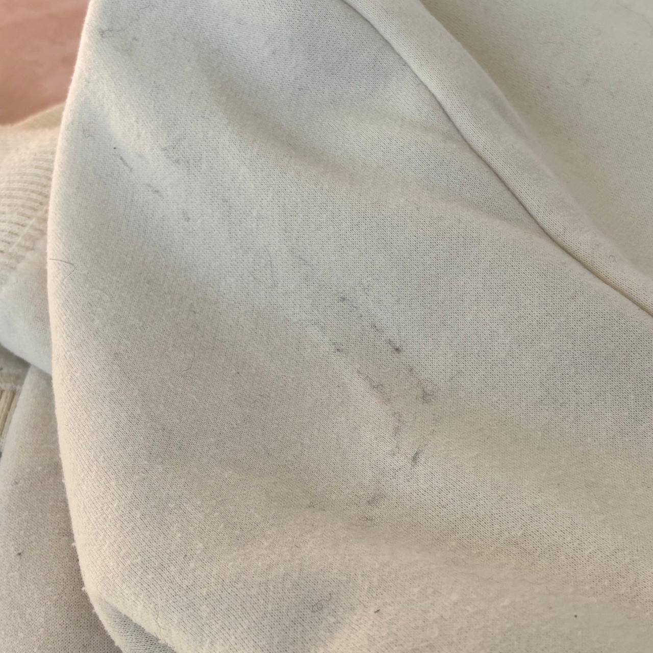 Abercrombie and Fitch hoodie with fur in cream