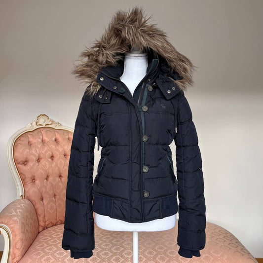 Abercrombie and Fitch puffer coat zip-jacket bomber