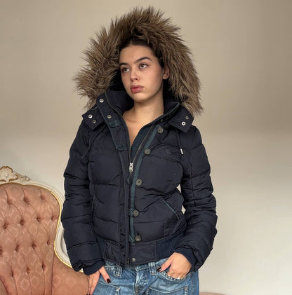 Abercrombie and Fitch puffer coat zip-jacket bomber