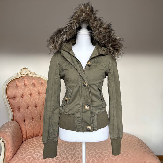 Terranova puffer coat zip-jacket