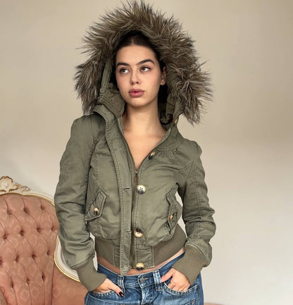 Terranova puffer coat zip-jacket