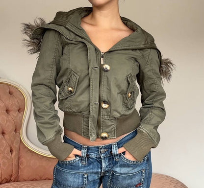 Terranova puffer coat zip-jacket