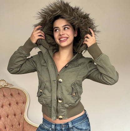 Terranova puffer coat zip-jacket