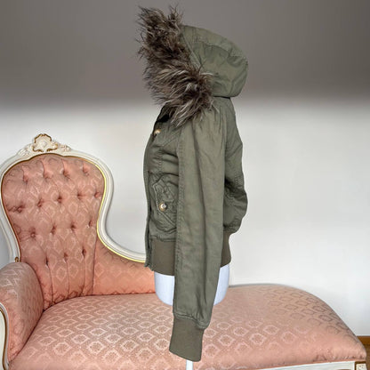 Terranova puffer coat zip-jacket