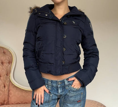 Abercrombie and Fitch puffer coat zip-jacket