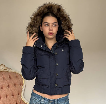 Abercrombie and Fitch puffer coat zip-jacket