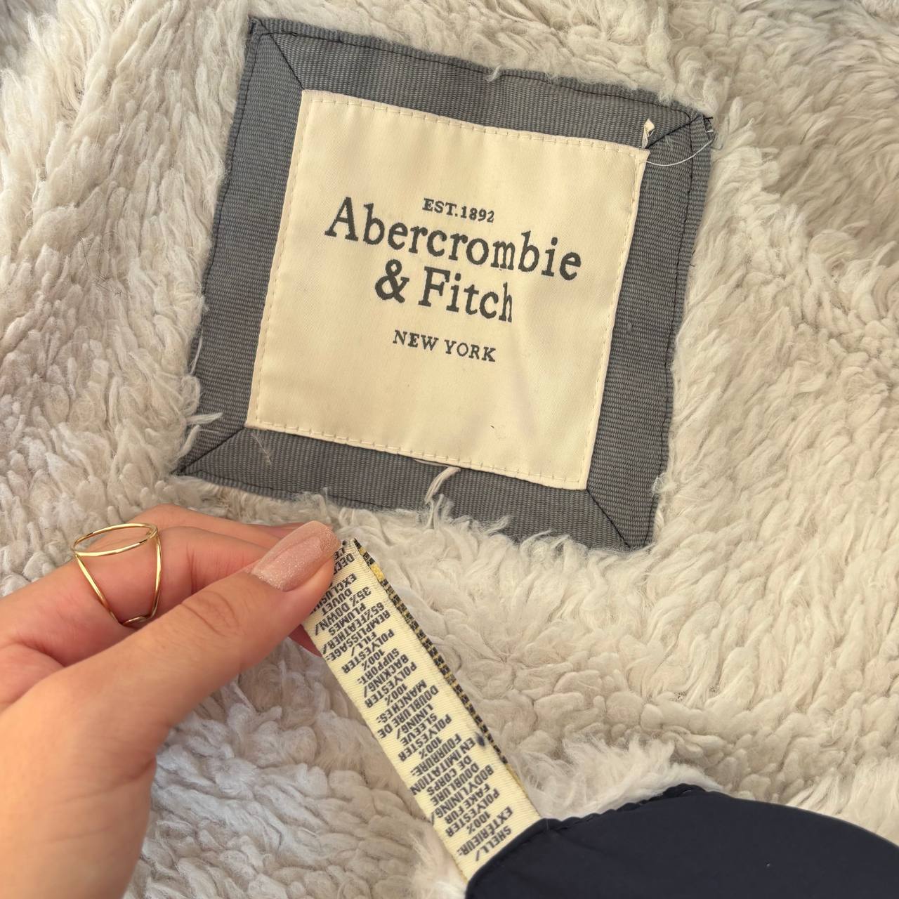 Abercrombie and Fitch puffer coat zip-jacket