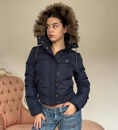 Abercrombie and Fitch puffer coat zip-jacket