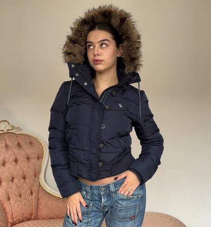 Abercrombie and Fitch puffer coat zip-jacket