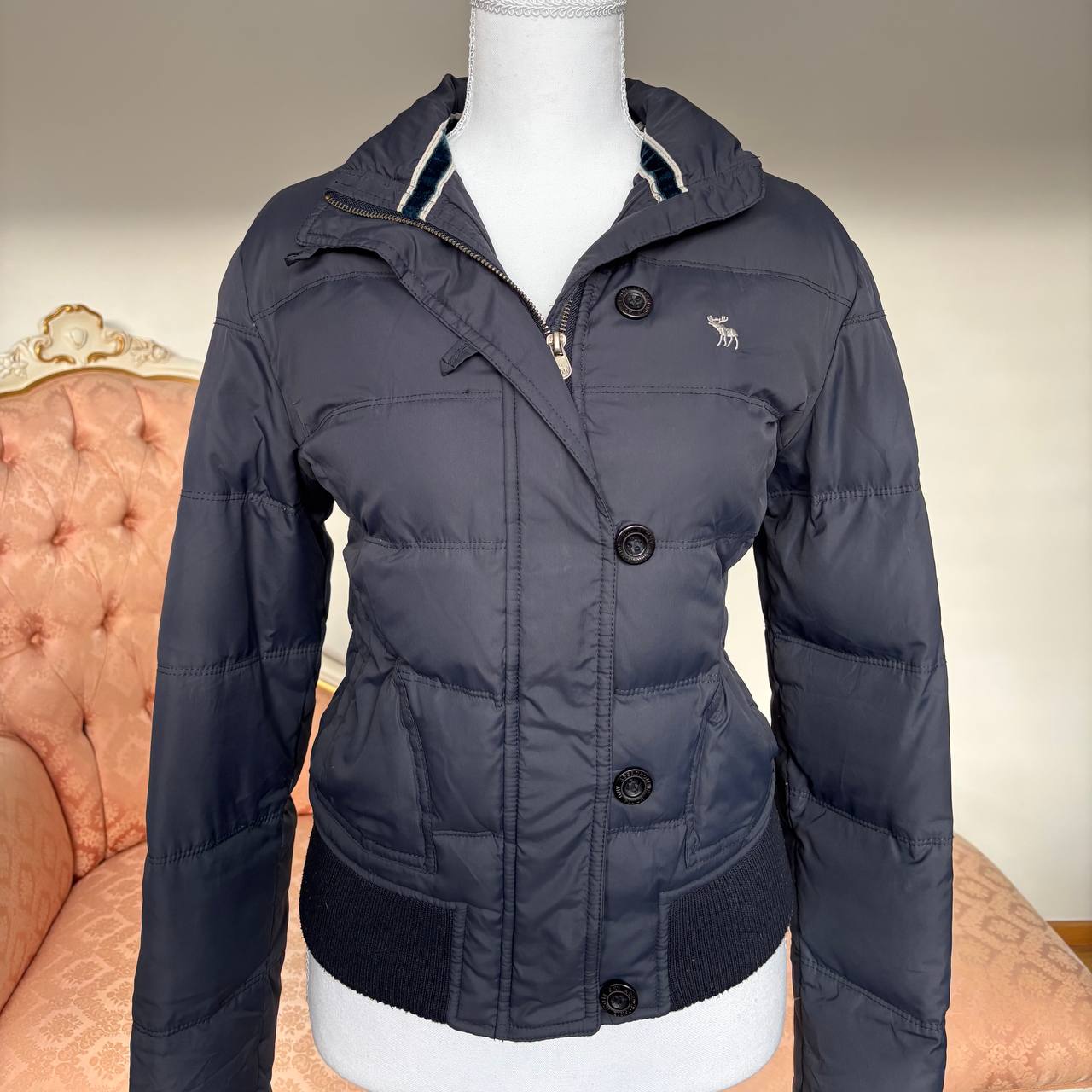 Abercrombie and Fitch puffer coat zip-jacket