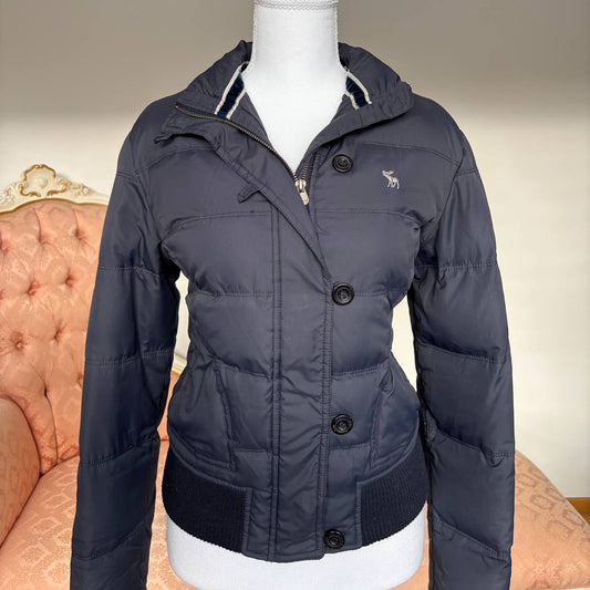 Abercrombie and Fitch puffer coat zip-jacket