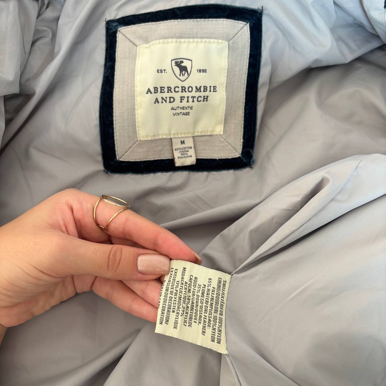 Abercrombie and Fitch puffer coat zip-jacket