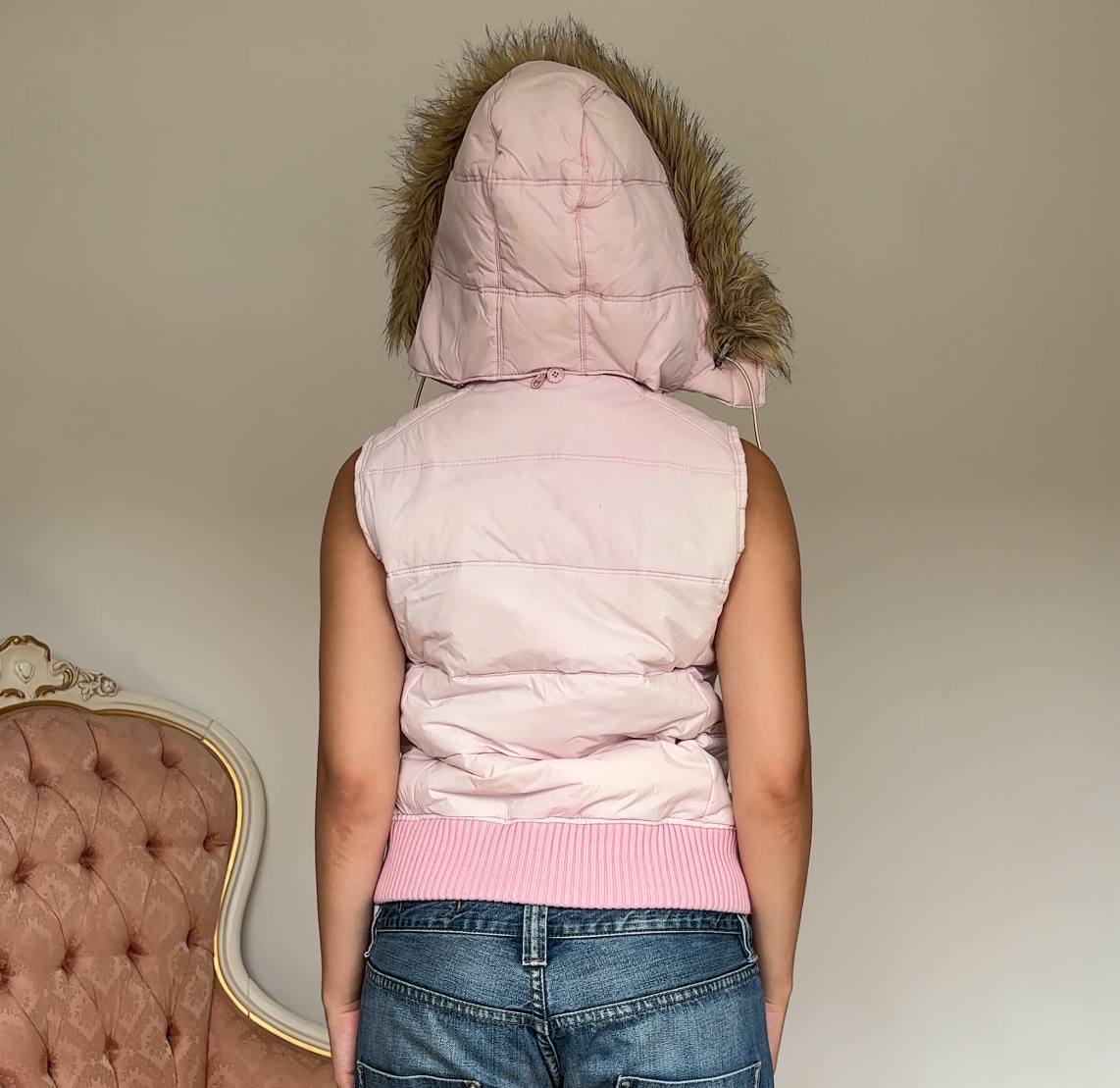 Abercrombie and Fitch sleeveless puffer