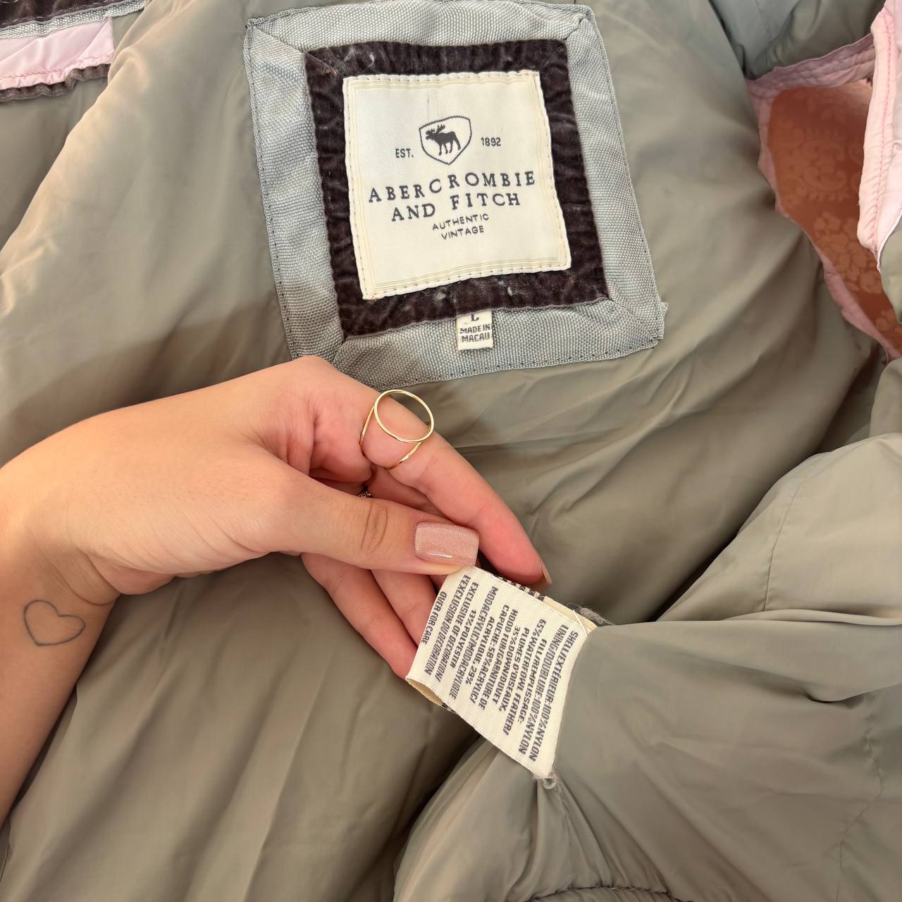 Abercrombie and Fitch sleeveless puffer