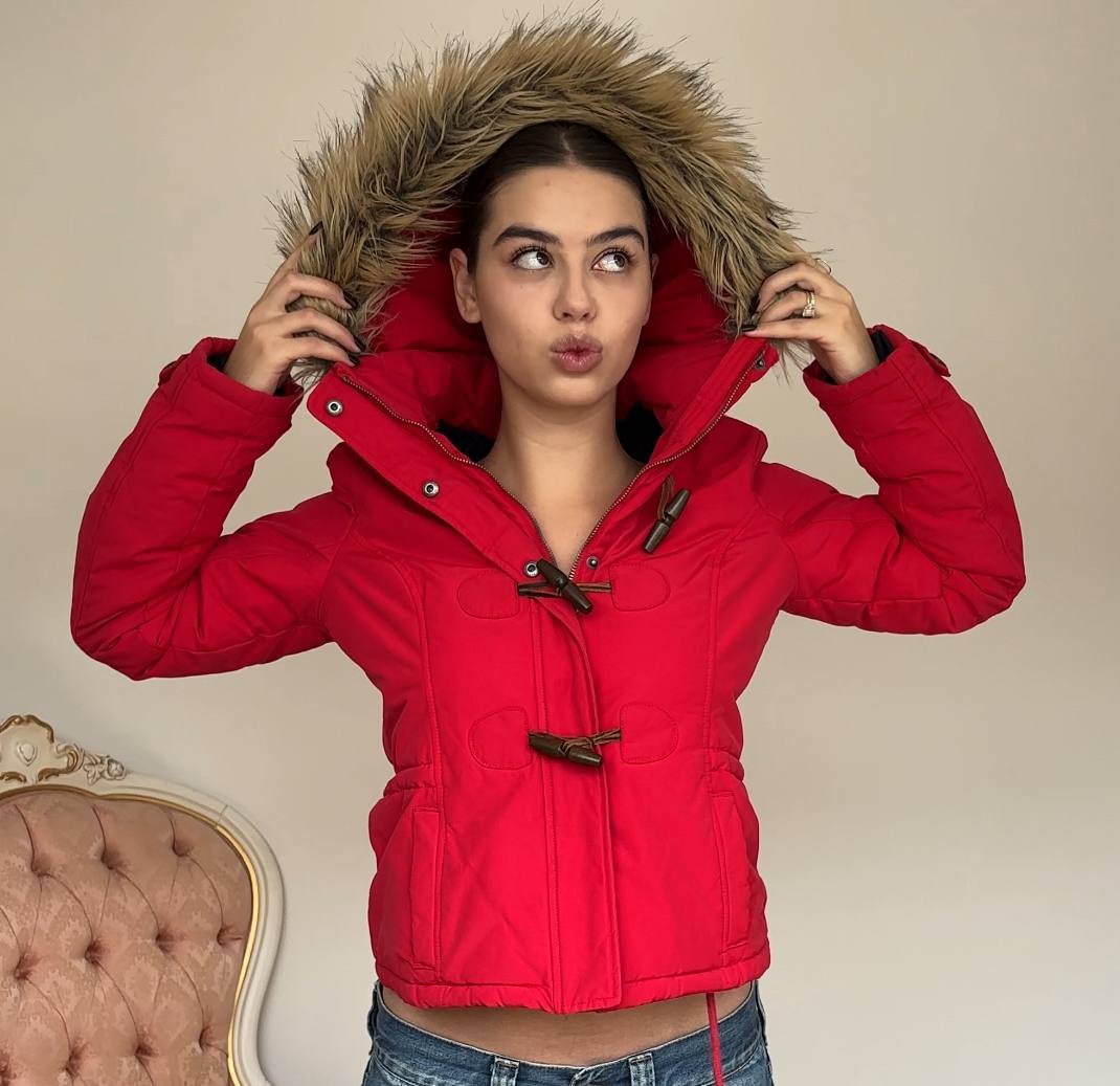 Abercrombie and Fitch puffer coat zip-jacket