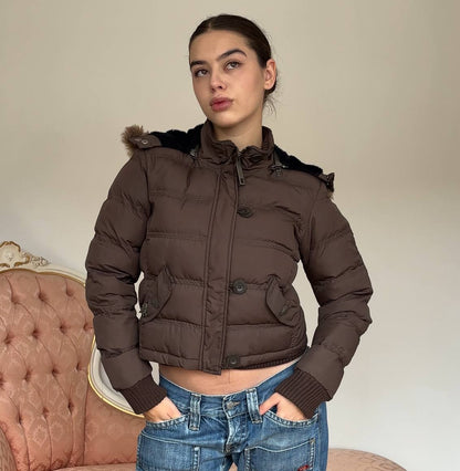 Pepe Jeans puffer coat zip-jacket