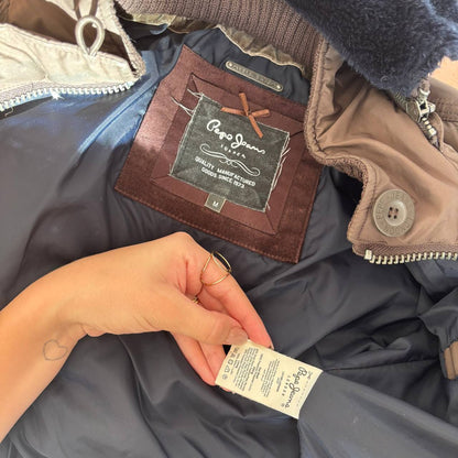 Pepe Jeans puffer coat zip-jacket