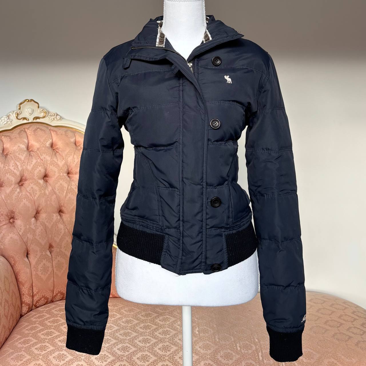 Abercrombie and Fitch puffer coat zip-jacket