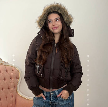 St. Diego puffer coat zip-jacket