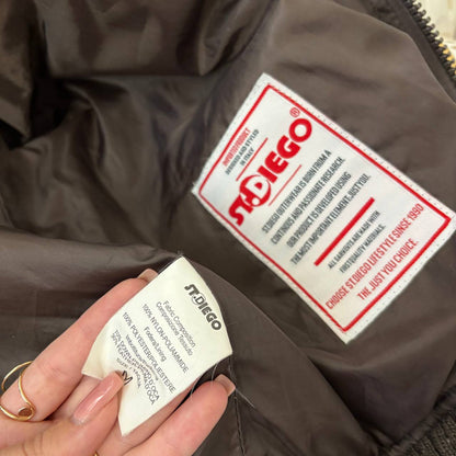 St. Diego puffer coat zip-jacket