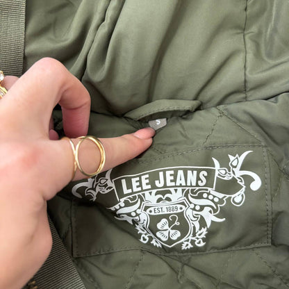 Lee jeans puffer coat zip-jacket