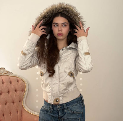 Piaza Italia puffer coat cloth zip-jacket