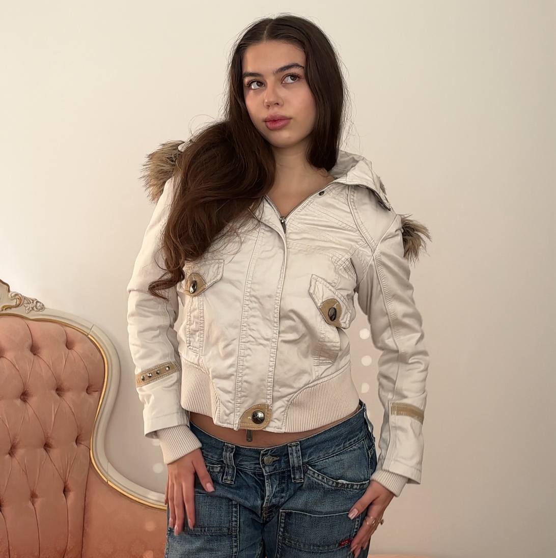 Piaza Italia puffer coat cloth zip-jacket