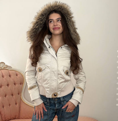 Piaza Italia puffer coat cloth zip-jacket