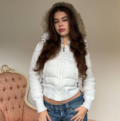 Caprice de fille puffer coat zip-jacket