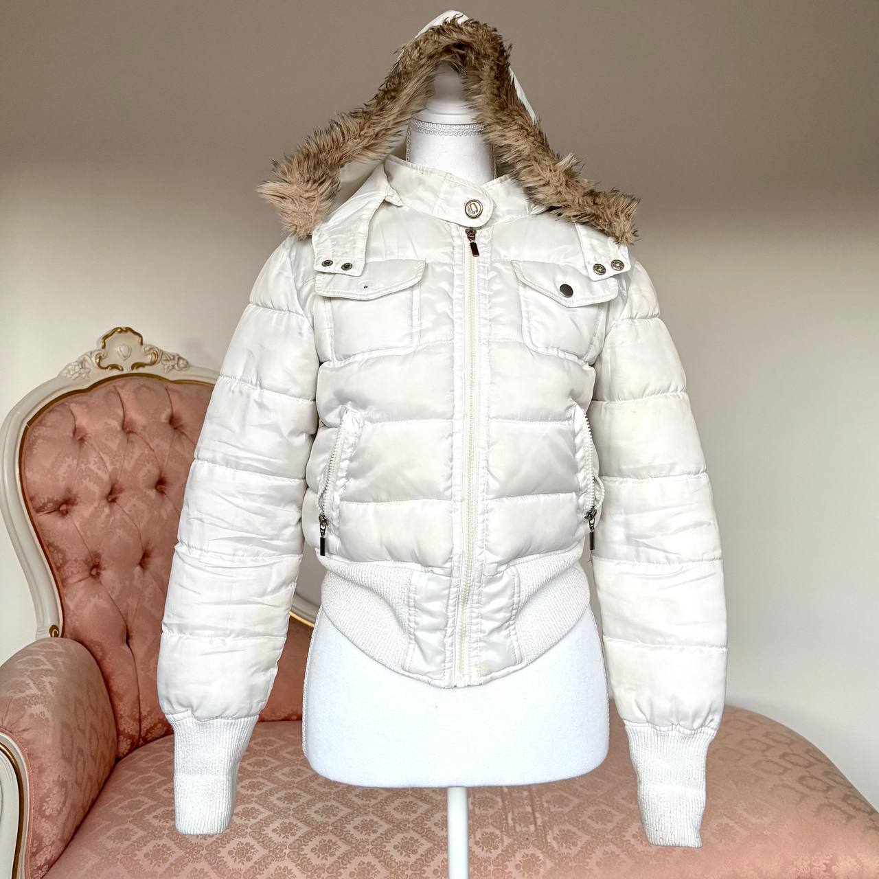 Caprice de fille puffer coat zip-jacket