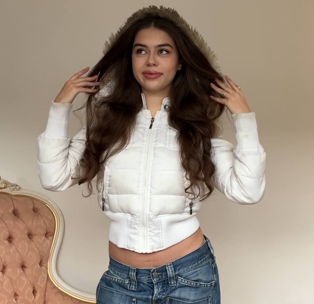 Caprice de fille puffer coat zip-jacket