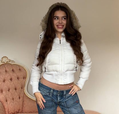 Caprice de fille puffer coat zip-jacket