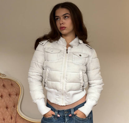 Caprice de fille puffer coat zip-jacket