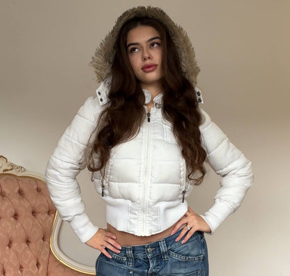 Caprice de fille puffer coat zip-jacket