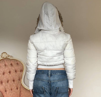 Caprice de fille puffer coat zip-jacket