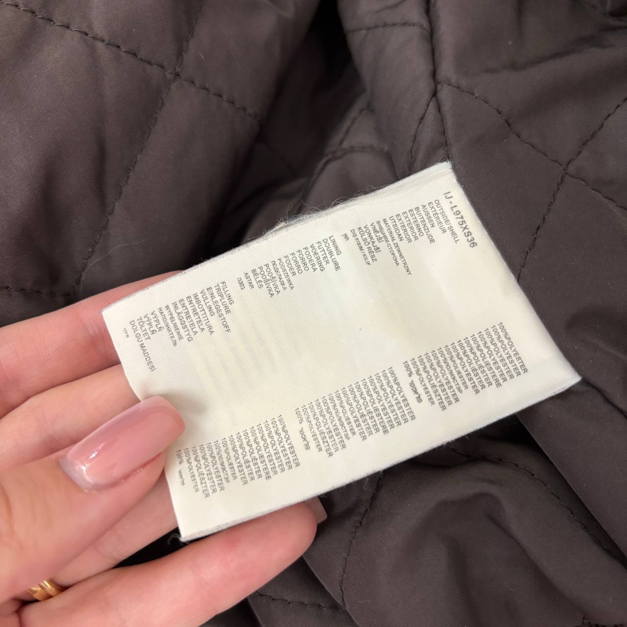 Lee jeans puffer coat zip-jacket