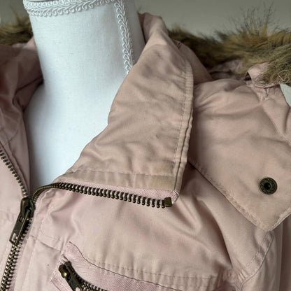 Ichi puffer coat cloth zip-jacket