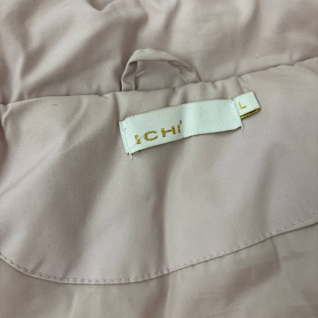 Ichi puffer coat cloth zip-jacket